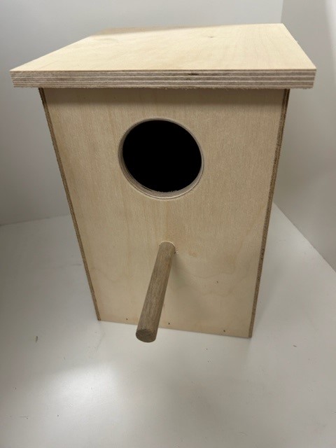 Plywood Cockatiel Breeding Nesting Box